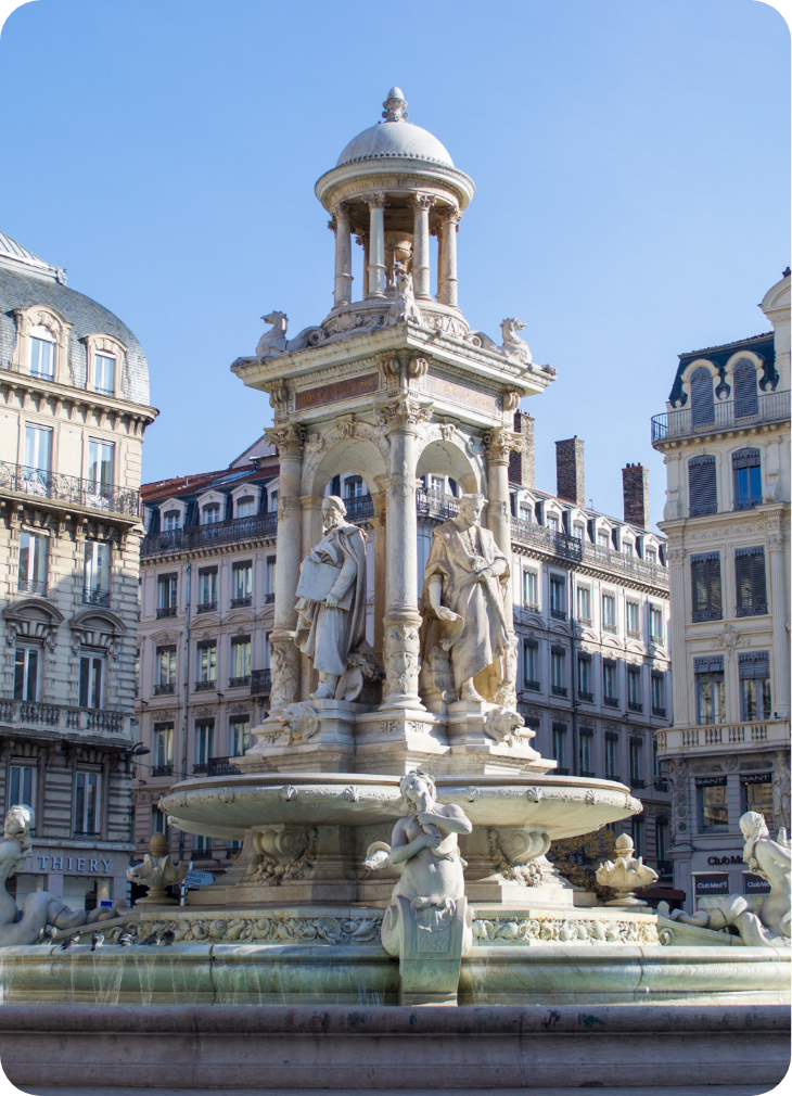 Lyon, fontaine des Jacobins